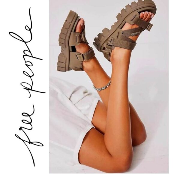 Free People Revolt Mono Sandals NWT - Picture 1 of 3